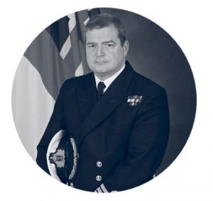 Captain Paul Stroude, Royal Navy Commanding Officer, HMS Portland