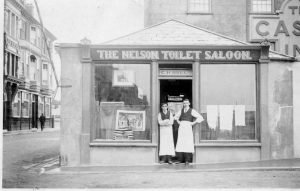 The Nelson Toilet Saloon, Castletown, Portland (Circa 1900)