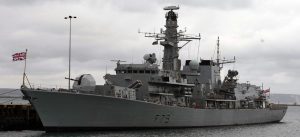 HMS Portland alongside in Portland