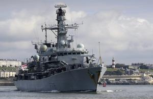HMS Portland deploys