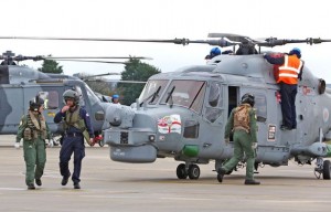 Last Royal Navy Lynx helicopter flight