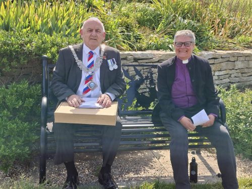 Councillor Charlie and Rev Angie